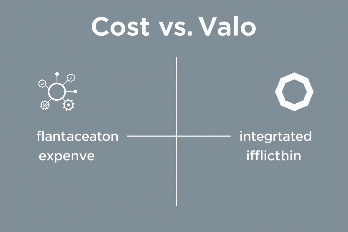 AI tool Cost vs Value efficiency chart