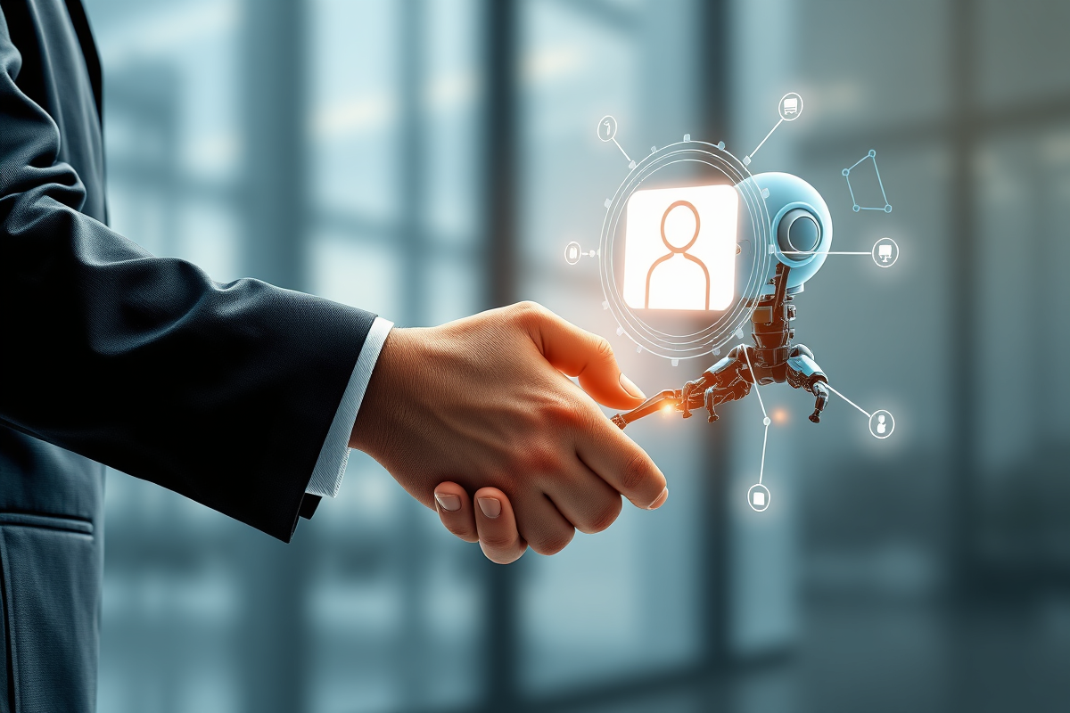 Human and AI partnership in marketing agency