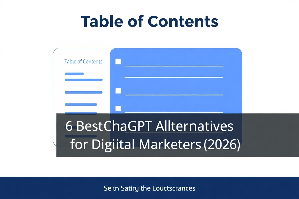 6 Best ChatGPT Alternatives for Digital Marketers (2026)

<h2 id=